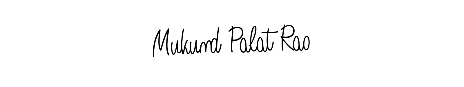 Make a beautiful signature design for name Mukund Palat Rao. Use this online signature maker to create a handwritten signature for free. Mukund Palat Rao signature style 5 images and pictures png