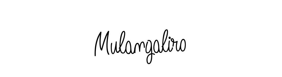 Make a beautiful signature design for name Mulangaliro. With this signature (Angelique-Rose-font-FFP) style, you can create a handwritten signature for free. Mulangaliro signature style 5 images and pictures png
