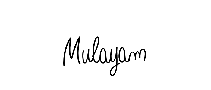 if you are searching for the best signature style for your name Mulayam. so please give up your signature search. here we have designed multiple signature styles  using Angelique-Rose-font-FFP. Mulayam signature style 5 images and pictures png