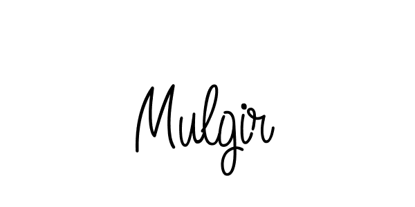 How to Draw Mulgir signature style? Angelique-Rose-font-FFP is a latest design signature styles for name Mulgir. Mulgir signature style 5 images and pictures png