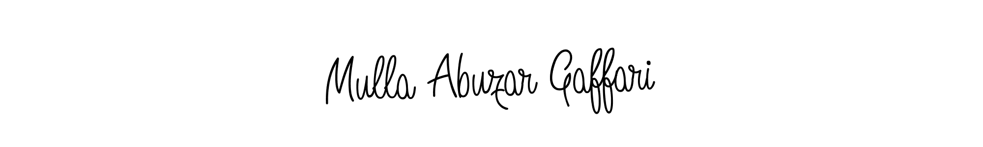 Once you've used our free online signature maker to create your best signature Angelique-Rose-font-FFP style, it's time to enjoy all of the benefits that Mulla Abuzar Gaffari name signing documents. Mulla Abuzar Gaffari signature style 5 images and pictures png