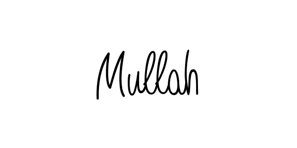 Design your own signature with our free online signature maker. With this signature software, you can create a handwritten (Angelique-Rose-font-FFP) signature for name Mullah. Mullah signature style 5 images and pictures png