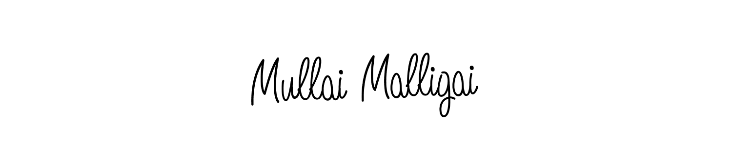 How to make Mullai Malligai signature? Angelique-Rose-font-FFP is a professional autograph style. Create handwritten signature for Mullai Malligai name. Mullai Malligai signature style 5 images and pictures png