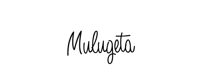 How to make Mulugeta name signature. Use Angelique-Rose-font-FFP style for creating short signs online. This is the latest handwritten sign. Mulugeta signature style 5 images and pictures png