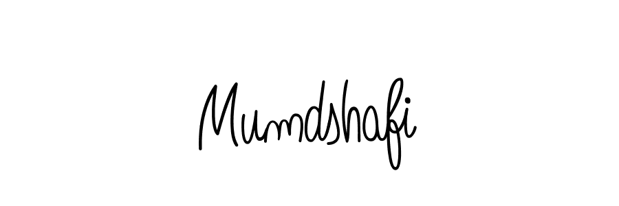 Use a signature maker to create a handwritten signature online. With this signature software, you can design (Angelique-Rose-font-FFP) your own signature for name Mumdshafi. Mumdshafi signature style 5 images and pictures png
