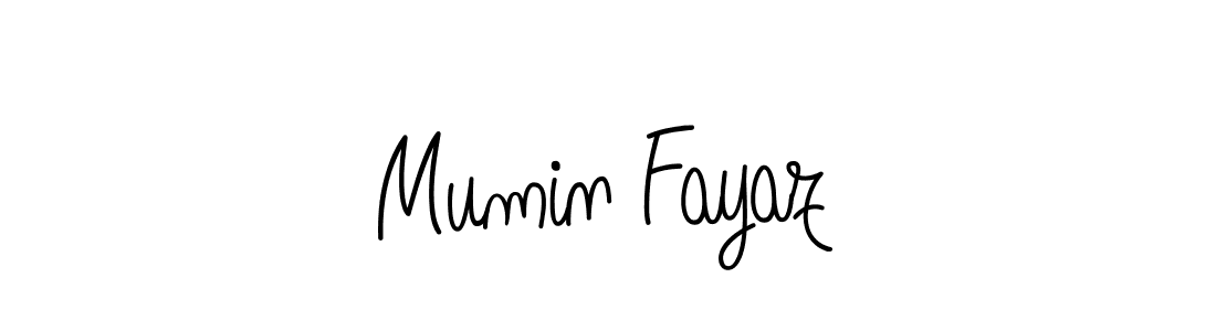 Also we have Mumin Fayaz name is the best signature style. Create professional handwritten signature collection using Angelique-Rose-font-FFP autograph style. Mumin Fayaz signature style 5 images and pictures png