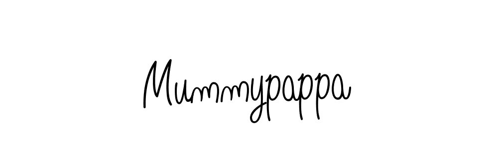 How to make Mummypappa name signature. Use Angelique-Rose-font-FFP style for creating short signs online. This is the latest handwritten sign. Mummypappa signature style 5 images and pictures png