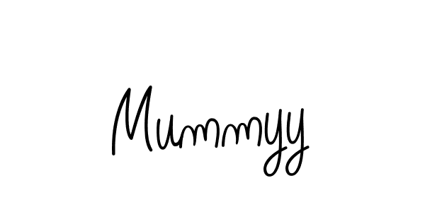 Create a beautiful signature design for name Mummyy. With this signature (Angelique-Rose-font-FFP) fonts, you can make a handwritten signature for free. Mummyy signature style 5 images and pictures png