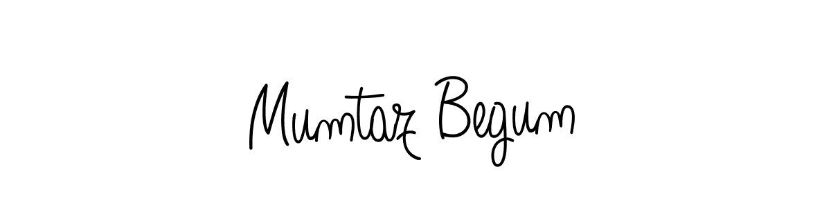 Use a signature maker to create a handwritten signature online. With this signature software, you can design (Angelique-Rose-font-FFP) your own signature for name Mumtaz Begum. Mumtaz Begum signature style 5 images and pictures png