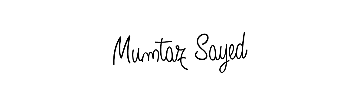 The best way (Angelique-Rose-font-FFP) to make a short signature is to pick only two or three words in your name. The name Mumtaz Sayed include a total of six letters. For converting this name. Mumtaz Sayed signature style 5 images and pictures png