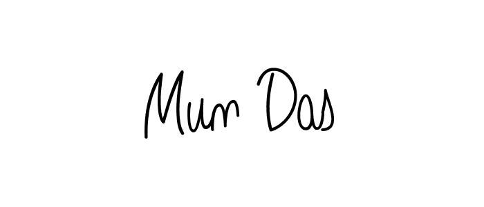 How to Draw Mun Das signature style? Angelique-Rose-font-FFP is a latest design signature styles for name Mun Das. Mun Das signature style 5 images and pictures png