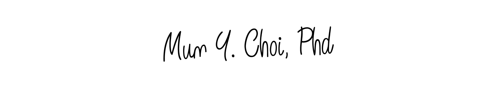 This is the best signature style for the Mun Y. Choi, Phd name. Also you like these signature font (Angelique-Rose-font-FFP). Mix name signature. Mun Y. Choi, Phd signature style 5 images and pictures png