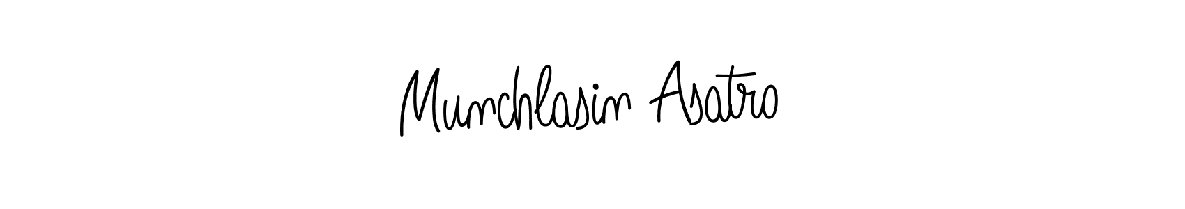 Check out images of Autograph of Munchlasin Asatro name. Actor Munchlasin Asatro Signature Style. Angelique-Rose-font-FFP is a professional sign style online. Munchlasin Asatro signature style 5 images and pictures png