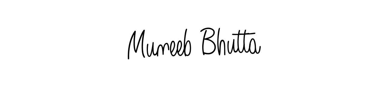 Make a beautiful signature design for name Muneeb Bhutta. Use this online signature maker to create a handwritten signature for free. Muneeb Bhutta signature style 5 images and pictures png