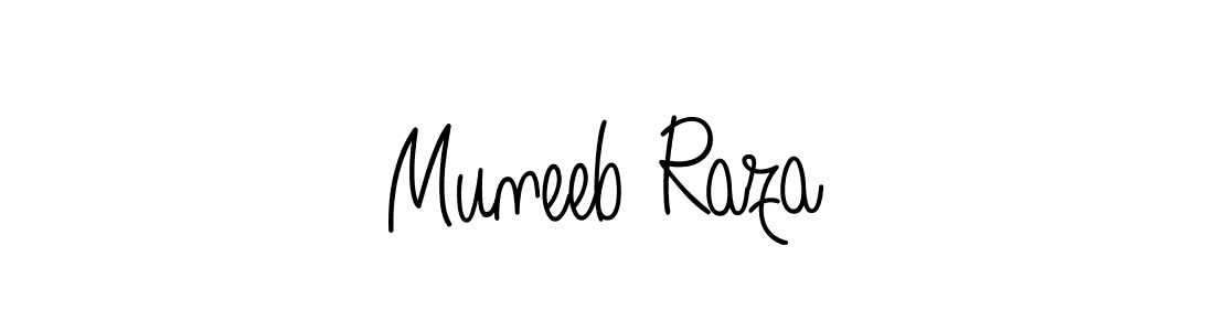Make a short Muneeb Raza signature style. Manage your documents anywhere anytime using Angelique-Rose-font-FFP. Create and add eSignatures, submit forms, share and send files easily. Muneeb Raza signature style 5 images and pictures png