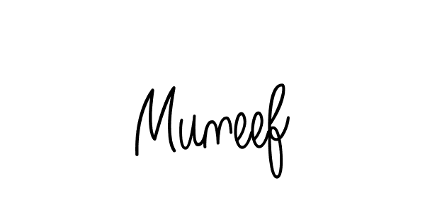How to make Muneef signature? Angelique-Rose-font-FFP is a professional autograph style. Create handwritten signature for Muneef name. Muneef signature style 5 images and pictures png