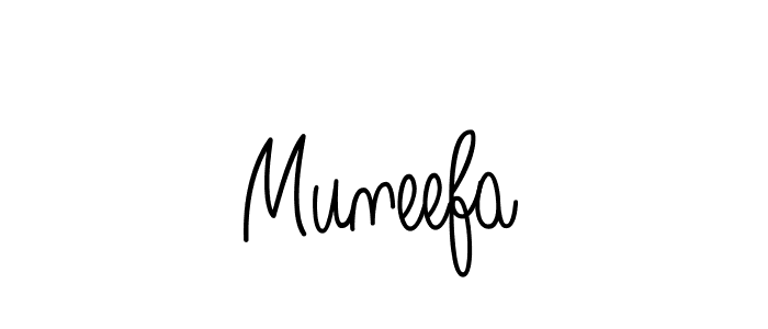 How to make Muneefa signature? Angelique-Rose-font-FFP is a professional autograph style. Create handwritten signature for Muneefa name. Muneefa signature style 5 images and pictures png