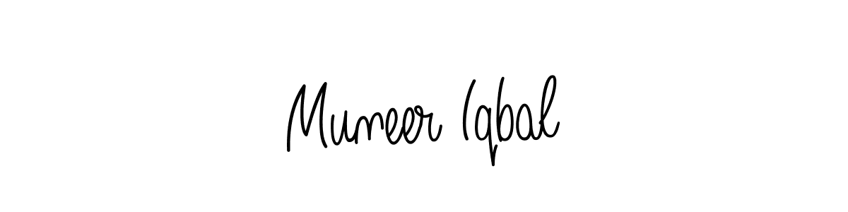Make a beautiful signature design for name Muneer Iqbal. Use this online signature maker to create a handwritten signature for free. Muneer Iqbal signature style 5 images and pictures png