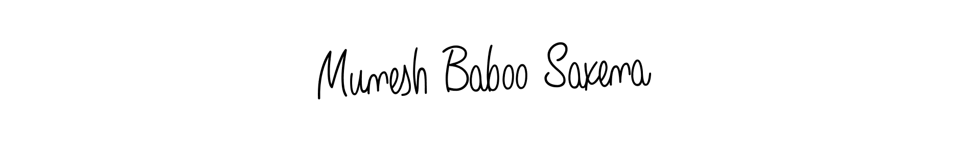 Here are the top 10 professional signature styles for the name Munesh Baboo Saxena. These are the best autograph styles you can use for your name. Munesh Baboo Saxena signature style 5 images and pictures png