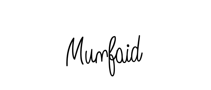 How to make Munfaid signature? Angelique-Rose-font-FFP is a professional autograph style. Create handwritten signature for Munfaid name. Munfaid signature style 5 images and pictures png