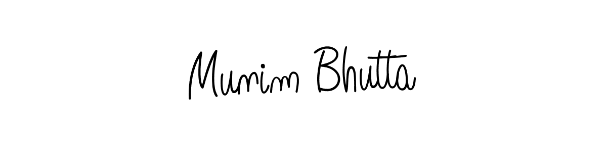 Once you've used our free online signature maker to create your best signature Angelique-Rose-font-FFP style, it's time to enjoy all of the benefits that Munim Bhutta name signing documents. Munim Bhutta signature style 5 images and pictures png