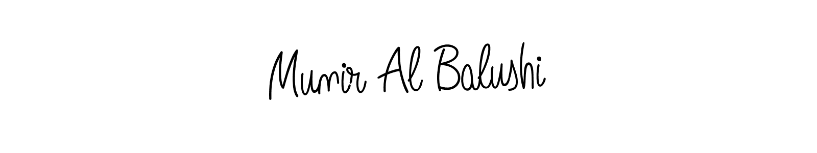 How to make Munir Al Balushi signature? Angelique-Rose-font-FFP is a professional autograph style. Create handwritten signature for Munir Al Balushi name. Munir Al Balushi signature style 5 images and pictures png