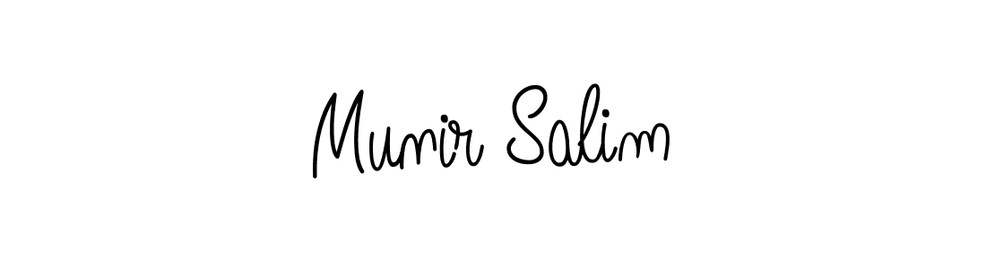 It looks lik you need a new signature style for name Munir Salim. Design unique handwritten (Angelique-Rose-font-FFP) signature with our free signature maker in just a few clicks. Munir Salim signature style 5 images and pictures png