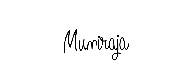 How to make Muniraja signature? Angelique-Rose-font-FFP is a professional autograph style. Create handwritten signature for Muniraja name. Muniraja signature style 5 images and pictures png