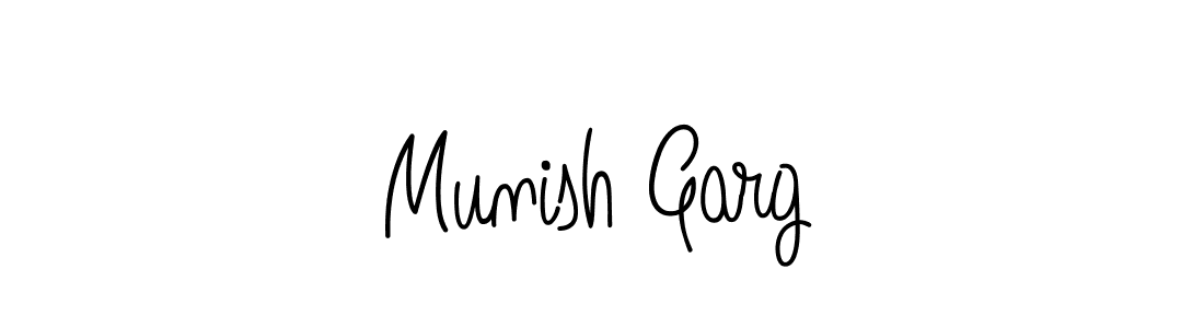 Make a short Munish Garg signature style. Manage your documents anywhere anytime using Angelique-Rose-font-FFP. Create and add eSignatures, submit forms, share and send files easily. Munish Garg signature style 5 images and pictures png