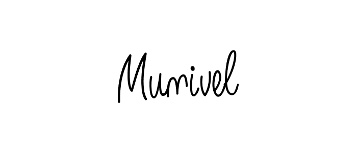 You can use this online signature creator to create a handwritten signature for the name Munivel. This is the best online autograph maker. Munivel signature style 5 images and pictures png