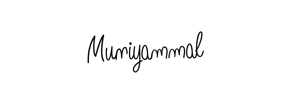 How to make Muniyammal signature? Angelique-Rose-font-FFP is a professional autograph style. Create handwritten signature for Muniyammal name. Muniyammal signature style 5 images and pictures png