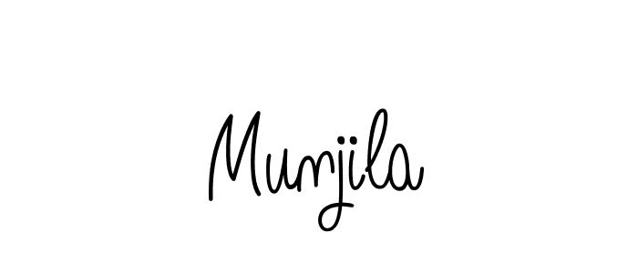 Angelique-Rose-font-FFP is a professional signature style that is perfect for those who want to add a touch of class to their signature. It is also a great choice for those who want to make their signature more unique. Get Munjila name to fancy signature for free. Munjila signature style 5 images and pictures png