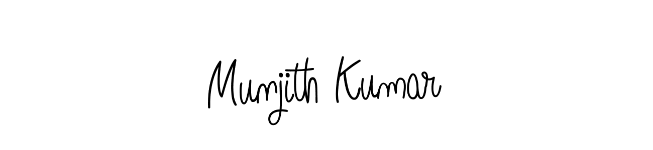 It looks lik you need a new signature style for name Munjith Kumar. Design unique handwritten (Angelique-Rose-font-FFP) signature with our free signature maker in just a few clicks. Munjith Kumar signature style 5 images and pictures png