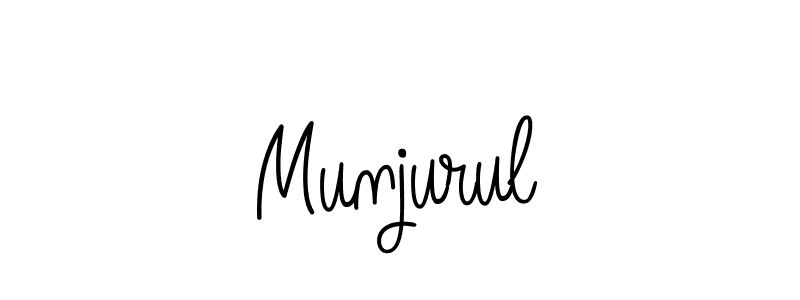 if you are searching for the best signature style for your name Munjurul. so please give up your signature search. here we have designed multiple signature styles  using Angelique-Rose-font-FFP. Munjurul signature style 5 images and pictures png