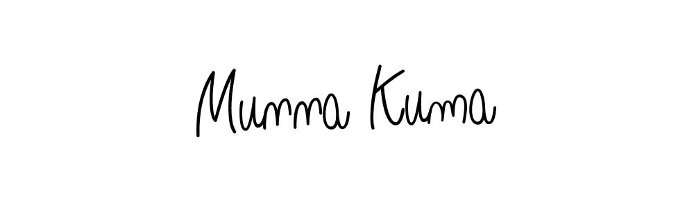 Make a short Munna Kuma signature style. Manage your documents anywhere anytime using Angelique-Rose-font-FFP. Create and add eSignatures, submit forms, share and send files easily. Munna Kuma signature style 5 images and pictures png