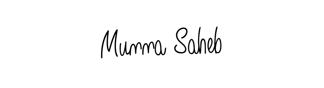 Once you've used our free online signature maker to create your best signature Angelique-Rose-font-FFP style, it's time to enjoy all of the benefits that Munna Saheb name signing documents. Munna Saheb signature style 5 images and pictures png