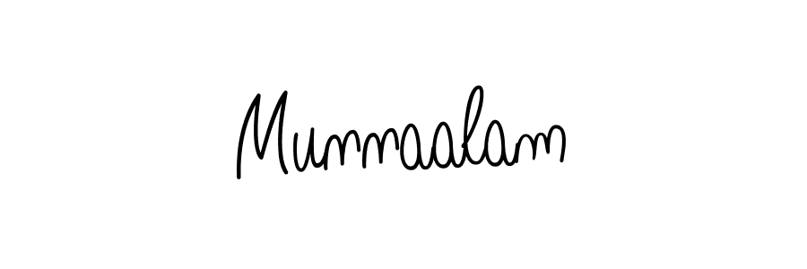 if you are searching for the best signature style for your name Munnaalam. so please give up your signature search. here we have designed multiple signature styles  using Angelique-Rose-font-FFP. Munnaalam signature style 5 images and pictures png