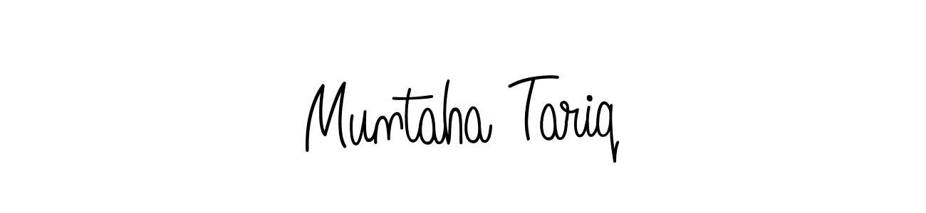 This is the best signature style for the Muntaha Tariq name. Also you like these signature font (Angelique-Rose-font-FFP). Mix name signature. Muntaha Tariq signature style 5 images and pictures png