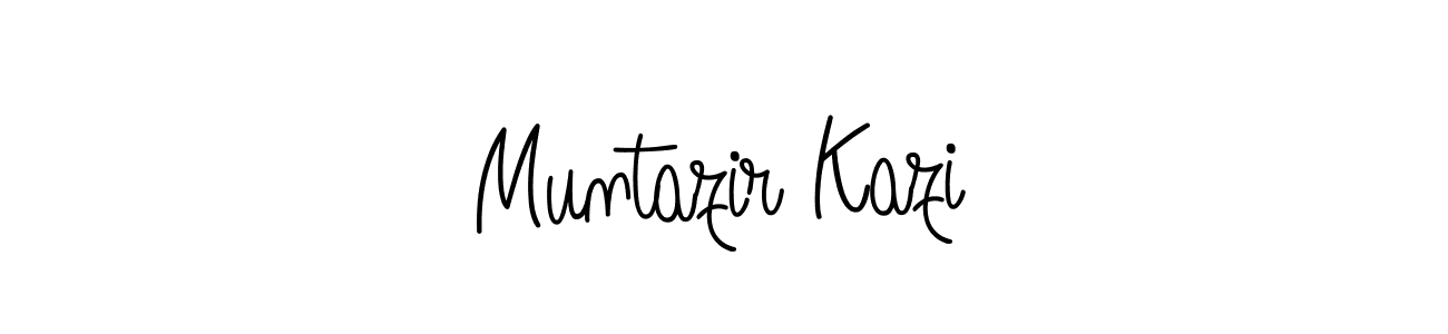 Here are the top 10 professional signature styles for the name Muntazir Kazi. These are the best autograph styles you can use for your name. Muntazir Kazi signature style 5 images and pictures png