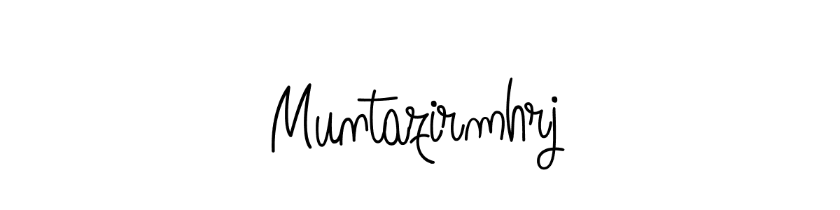 How to Draw Muntazirmhrj signature style? Angelique-Rose-font-FFP is a latest design signature styles for name Muntazirmhrj. Muntazirmhrj signature style 5 images and pictures png