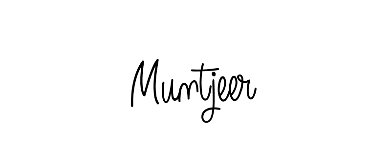 Here are the top 10 professional signature styles for the name Muntjeer. These are the best autograph styles you can use for your name. Muntjeer signature style 5 images and pictures png
