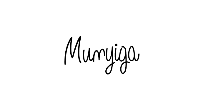 if you are searching for the best signature style for your name Munyiga. so please give up your signature search. here we have designed multiple signature styles  using Angelique-Rose-font-FFP. Munyiga signature style 5 images and pictures png