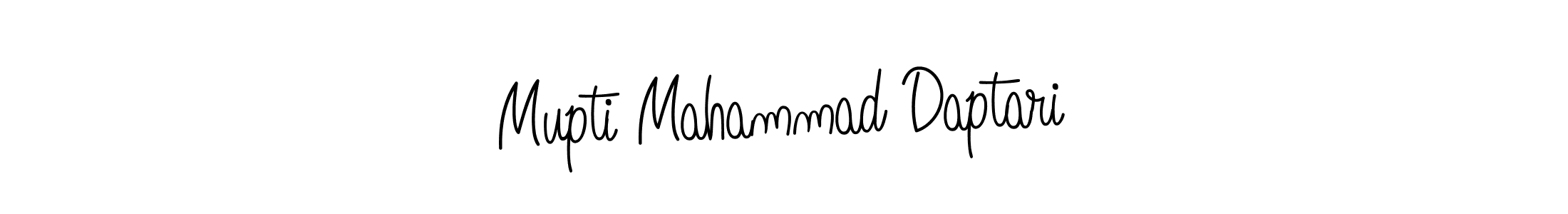 Use a signature maker to create a handwritten signature online. With this signature software, you can design (Angelique-Rose-font-FFP) your own signature for name Mupti Mahammad Daptari. Mupti Mahammad Daptari signature style 5 images and pictures png