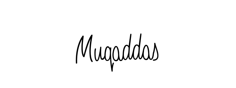 How to Draw Muqaddas signature style? Angelique-Rose-font-FFP is a latest design signature styles for name Muqaddas. Muqaddas signature style 5 images and pictures png