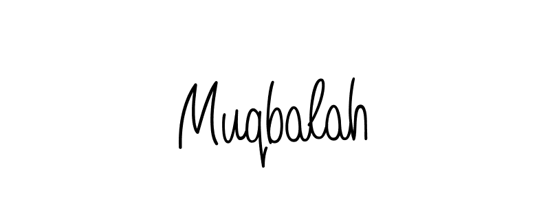 Also we have Muqbalah name is the best signature style. Create professional handwritten signature collection using Angelique-Rose-font-FFP autograph style. Muqbalah signature style 5 images and pictures png