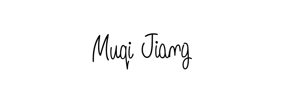 How to Draw Muqi Jiang signature style? Angelique-Rose-font-FFP is a latest design signature styles for name Muqi Jiang. Muqi Jiang signature style 5 images and pictures png