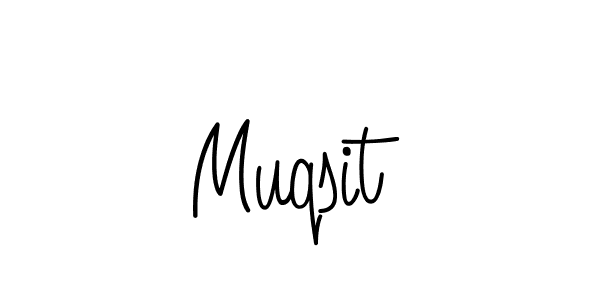 Design your own signature with our free online signature maker. With this signature software, you can create a handwritten (Angelique-Rose-font-FFP) signature for name Muqsit. Muqsit signature style 5 images and pictures png