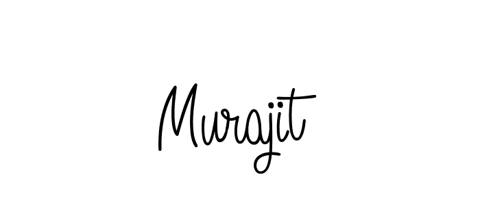 Create a beautiful signature design for name Murajit. With this signature (Angelique-Rose-font-FFP) fonts, you can make a handwritten signature for free. Murajit signature style 5 images and pictures png