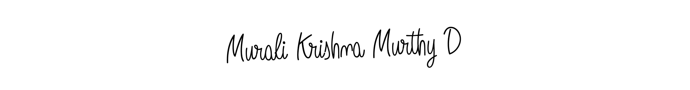 How to make Murali Krishna Murthy D signature? Angelique-Rose-font-FFP is a professional autograph style. Create handwritten signature for Murali Krishna Murthy D name. Murali Krishna Murthy D signature style 5 images and pictures png