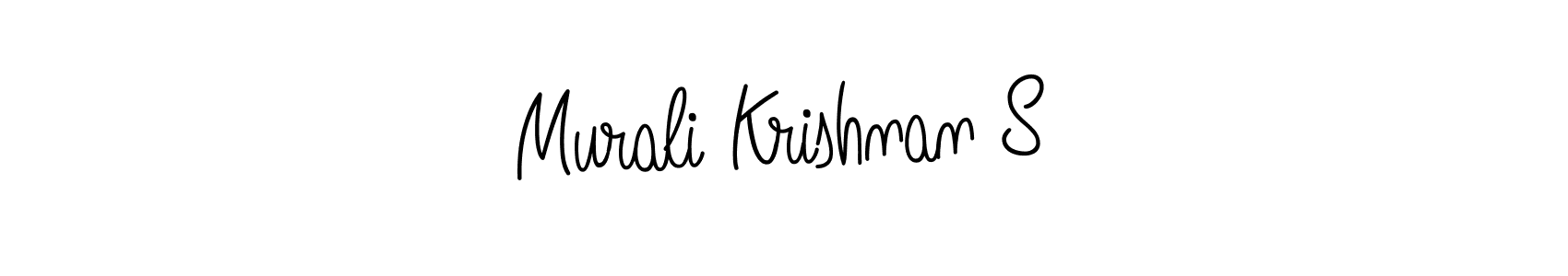 You can use this online signature creator to create a handwritten signature for the name Murali Krishnan S. This is the best online autograph maker. Murali Krishnan S signature style 5 images and pictures png